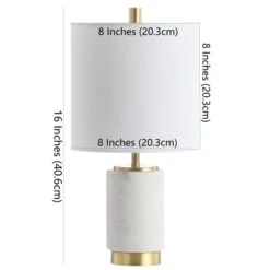 Davion Table Lamp - 16 Inch Height - TBL4128 - Brass - Safavieh -Lighting Store GUEST 8051ad92 94be 43d6 921d e44d8b5ff316