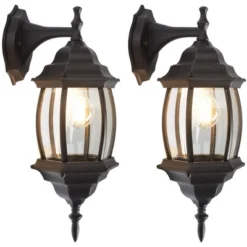 Lighting Store 35 Grazia 6.5" Outdoor Sconce (Set Of 2) - PLT7002 - Bronze - Safavieh