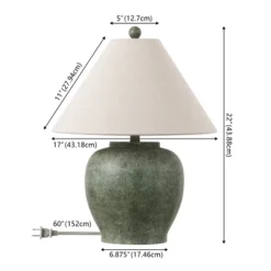 Dylan Table Lamp - 22 Inch Height - TBL4560 - Antique Green - Safavieh 9 Dylan Table Lamp - 22 Inch Height - TBL4560 - Antique Green - Safavieh -Lighting Store GUEST 821c6e7c 7c9c 4fb1 a2ec 2f9be795634d
