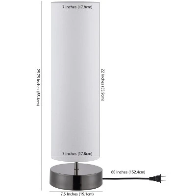 Wick Table Lamp - 25.75 Inch Height - TBL4302 - Nickle - Safavieh 4 Wick Table Lamp - 25.75 Inch Height - TBL4302 - Nickle - Safavieh - Image 2