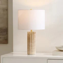 Remi 23.5" Travertine Table Lamp - Beige - Safavieh 7 Remi 23.5" Travertine Table Lamp - Beige - Safavieh -Lighting Store GUEST 8a52dfae 5d24 4b4b 9704 0dbd078eb85f