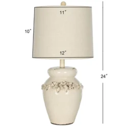 Marquesa Vase Lamp (Set Of 2) - 24 Inch Height - LIT4043 - Cream - Safavieh -Lighting Store GUEST 8c5e5684 ba04 41e0 be61 1943f3919566