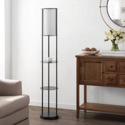 Hayes 59.5" Floor Lamp - FLL4097 - Oil Rub Bronze - Safavieh -Lighting Store GUEST 8c76f713 1ef0 4327 83cc 22437957a821