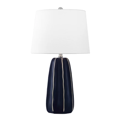 Jude Table Lamp - 25.5 Inch Height - TBL4613 - Navy - Safavieh 3 Jude Table Lamp - 25.5 Inch Height - TBL4613 - Navy - Safavieh