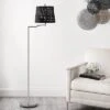 Berman 60" Floor Lamp - FLL4110 - Black/Chrome - Safavieh -Lighting Store GUEST 8e9cd4e8 f6b1 4c75 b60b e630635ef56b