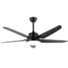 Melesa Led Light 52" Ceiling Fan - CLF1027 - Black - Safavieh