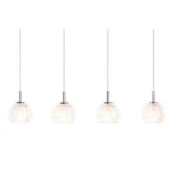 Lanson Pendant Chrome/Clear - Safavieh -Lighting Store GUEST 93103299 83bc 4763 9796 6a8a520afeda