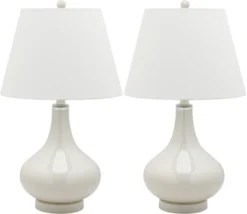 Amy Gourd Glass Table Lamp (Set Of 2) - 24" Height - LIT4087 - Safavieh 26 Amy Gourd Glass Table Lamp (Set Of 2) - 24" Height - LIT4087 - Safavieh -Lighting Store GUEST 944ef972 d45a 4e4b 9863 6aef727028fc