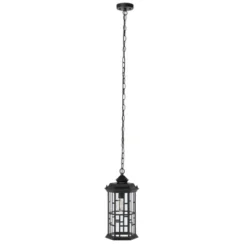 Carwen 8.3" Outdoor Pendant - PLT7009 - Black - Safavieh -Lighting Store GUEST 959ab5fb 86ee 480a b861 4a212ccaee48