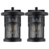 Osprey 7.5" Outdoor Sconce (Set Of 2) - PLT4029 - Black - Safavieh