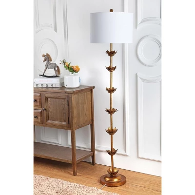 Landen Leaf Floor Lamp - FLL4003 - Antique Gold - Safavieh 3 Landen Leaf Floor Lamp - FLL4003 - Antique Gold - Safavieh