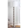 58.5" Reflections Stacked Ball Floor Lamp (Includes LED Light Bulb) Nickel - Safavieh