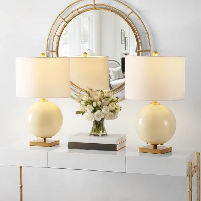 Anina Table Lamp (Set Of 2) - 24 Inch Height - TBL4311 - Cream - Safavieh 5 Anina Table Lamp (Set Of 2) - 24 Inch Height - TBL4311 - Cream - Safavieh - Image 3