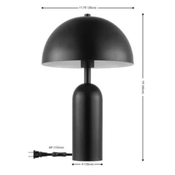 Ryler Table Lamp - 19 Inch Height - TBL4539 - Black - Safavieh -Lighting Store GUEST 9bcbff42 7695 475b bec7 ddd3c7f73dd0