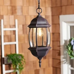 Grazia 8" Outdoor Pendant - PLT7003 - Bronze - Safavieh -Lighting Store GUEST 9d0c13f7 14c7 420f 9d9e 712662ef6e71