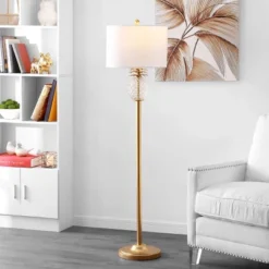 Elza Floor Lamp - Gold Leaf/Clear - Safavieh 7 Elza Floor Lamp - Gold Leaf/Clear - Safavieh -Lighting Store GUEST 9d7c0632 7008 4739 bbd5 c69386538b9d