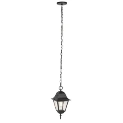 Rhion 7.1" Outdoor Pendant - PLT7027 - Black - Safavieh