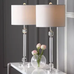 Cosna Table Lamp (Set Of 2) - Clear - Safavieh -Lighting Store GUEST 9f8b66ff 4572 4261 a5b3 b65d1004fca3