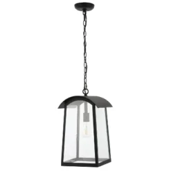 Adalai 10" Outdoor Pendant - PLT4028 - Black - Safavieh -Lighting Store GUEST a145d7cc 67ba 4632 bba2 b3ed68edeef8
