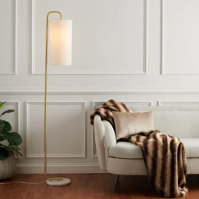 Troilus 64" Floor Lamp - FLL7005 - Gold/White Marble - Safavieh 5 Troilus 64" Floor Lamp - FLL7005 - Gold/White Marble - Safavieh - Image 3