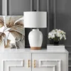 Portcia Table Lamp - Speckled Ivory Glaze - Safavieh