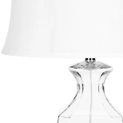 Glass Table Lamp (Set Of 2) - 28 Inch Height - LIT4068 - Clear - Safavieh -Lighting Store GUEST a5861642 51a1 4a5a aaf3 f24b245ef079