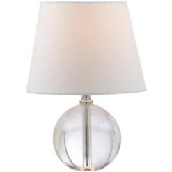 Mable Table Lamp - 14 Inch Height - LIT4368 - Clear/Off White - Safavieh -Lighting Store GUEST a5f83218 6076 4551 9bb0 11378b64d01e