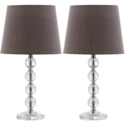 Nola Stacked Crystal Ball Lamp - 16 Inch Height - LIT4123 - Safavieh -Lighting Store GUEST a647b4d3 6fe8 4ef5 87e0 be0c0279bff4