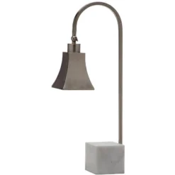 Charley Desk Lamp (Set Of 2) - 26 Inch Height - LIT4278 - Nickel/White - Safavieh -Lighting Store GUEST a6d8740e a536 4cac 92e9 2cd11ef3a225