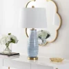 Eliana Glass Table Lamp - Blue - Safavieh