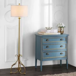 Elisa Baroque Floor Lamp - LIT4346 - Gold - Safavieh -Lighting Store GUEST afe1f5e4 e7ea 46fe bc2d e5d68cdebf9f