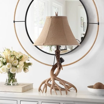 (Set Of 2) 25.5" Sundance Faux Antler Table Lamps Brown (Includes CFL Light Bulb) - Safavieh 3 (Set Of 2) 25.5" Sundance Faux Antler Table Lamps Brown (Includes CFL Light Bulb) - Safavieh