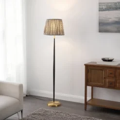 Carlyle 64" Floor Lamp - FLL4147 - Black/Brass - Safavieh -Lighting Store GUEST b1f3080d 151c 4977 92c5 3645e8deee50