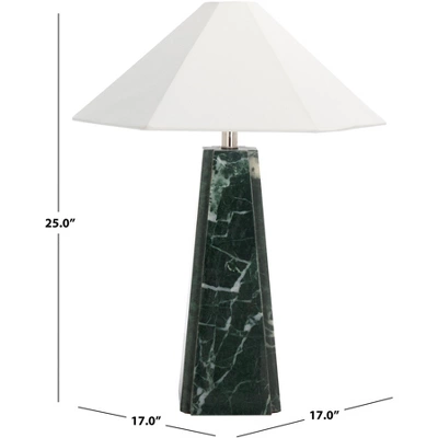 Rylan 27.5" Table Lamp - TBL2026 - Green - Safavieh 7 Rylan 27.5" Table Lamp - TBL2026 - Green - Safavieh - Image 5