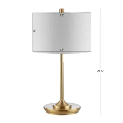 Taren Table Lamp (Set Of 2) - 21.5 Inch Height - TBL4228 - Gold - Safavieh -Lighting Store GUEST b67f88ff 4bdd 42e8 953e 31223ab5504b