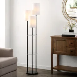 Soren 62.5" Floor Lamp - FLL4096 - Black - Safavieh -Lighting Store GUEST b93a0311 5469 4a88 ac90 b5c87321734d