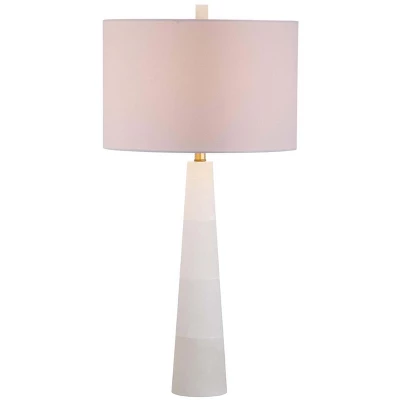 Delilah Alabaster Table Lamp - 30 Inch Height - TBL4067 - White - Safavieh 4 Delilah Alabaster Table Lamp - 30 Inch Height - TBL4067 - White - Safavieh - Image 2