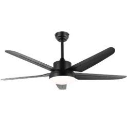 Melesa Led Light 52" Ceiling Fan - CLF1027 - Black - Safavieh -Lighting Store GUEST c033150f b1fd 40a3 8e45 53ccf0b39352