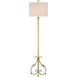 Elisa Baroque Floor Lamp - LIT4346 - Gold - Safavieh