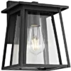 Stern Outdoor Wall Lantern - PLT4004 - Clear/Black - Safavieh -Lighting Store GUEST c6783104 d607 4443 89cf d83fbd1e95eb