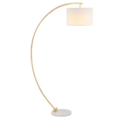 Madigan 70" Floor Lamp - FLL4115 - Gold/White - Safavieh