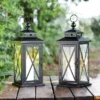 Lirio 17.5" Indoor/Outdoor Lantern (Set Of 2) - PLT4065 - Black - Safavieh -Lighting Store GUEST cc23e410 394e 46c8 a2a7 496a5c62d2b5