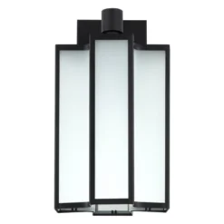 Hyla 12" Outdoor Sconce - PLT4023 - Black - Safavieh