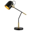 Mulaney Table Lamp W/ USB Port - 22 Inch Height - TBL4458 - Black/Brass - Safavieh -Lighting Store GUEST cddd25f6 b85e 4d22 a6e8 609049a6d3c9