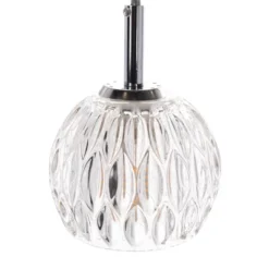 Lanson Pendant Chrome/Clear - Safavieh -Lighting Store GUEST d01c0318 cd28 47ea 958c a72c1866fb4d