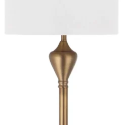 Xenia Floor Lamp - LIT4333 - Brown - Safavieh -Lighting Store GUEST db7c6fb4 1016 4baa 849c 9b3fa2f2331b