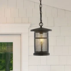 Osprey 8" Outdoor Pendant - PLT4030 - Black - Safavieh -Lighting Store GUEST dc194a37 971b 4bae b9bd 0ba4bb98f899