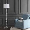 Wilhelmina Floor Lamp (Includes LED Light Bulb) Chrome - Safavieh -Lighting Store GUEST df89c8e8 e1df 4c9d 8dd8 120cfb16ed45