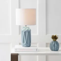Kelesie Table Lamp - 18 Inch Height - TBL4092 - Blue - Safavieh -Lighting Store GUEST e15bc422 5d62 4ee7 b215 02817bd65de2