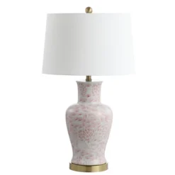 Calli Table Lamp (Set Of 2) - 28 Inch Height - TBL4161 - Pink/White - Safavieh -Lighting Store GUEST e9869156 4503 4804 8341 59619b17bbb4
